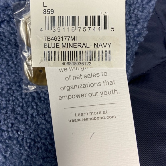 Treasure & Bond Mixed Media Shacket Various Sizes New With Tags - Picture 5 of 10